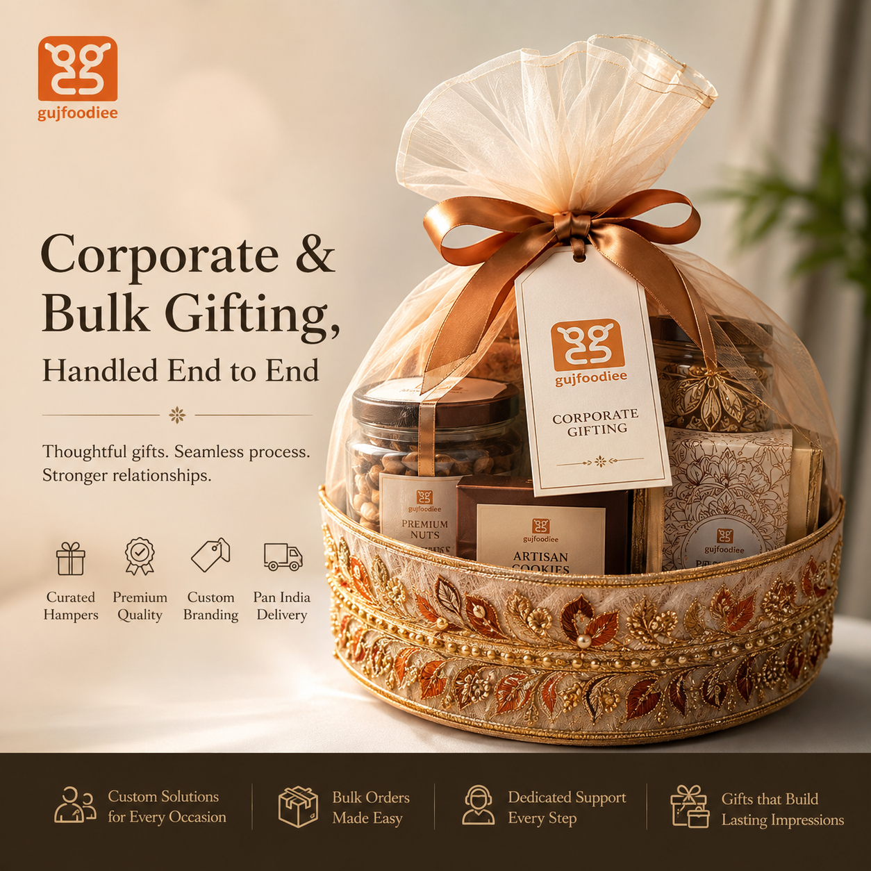 Corporate hampers, made memorable. gift hamper collection