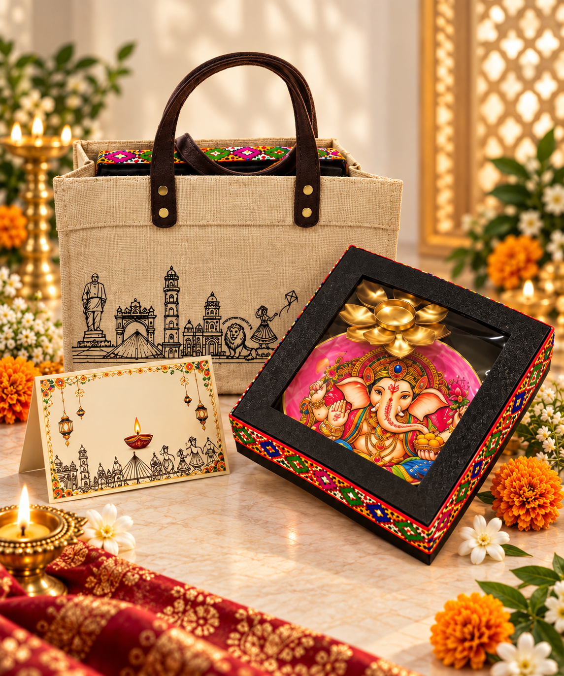 Shubh Gujarat Saugat hamper