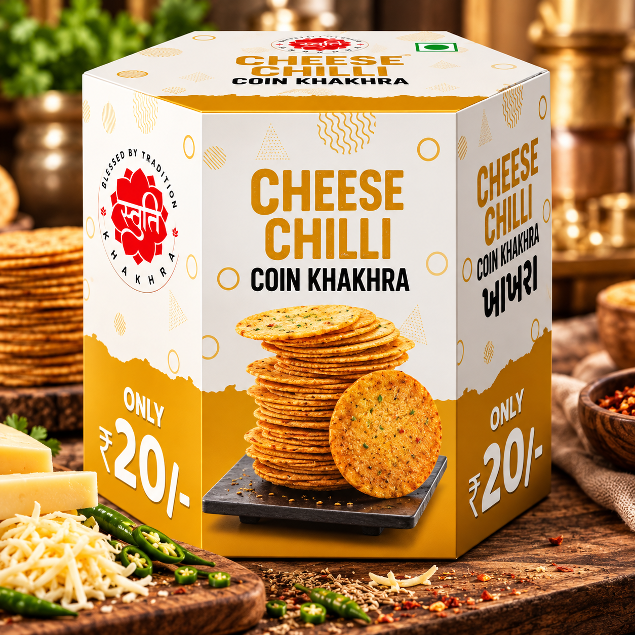 Stuti Khakhra Cheese Chilli