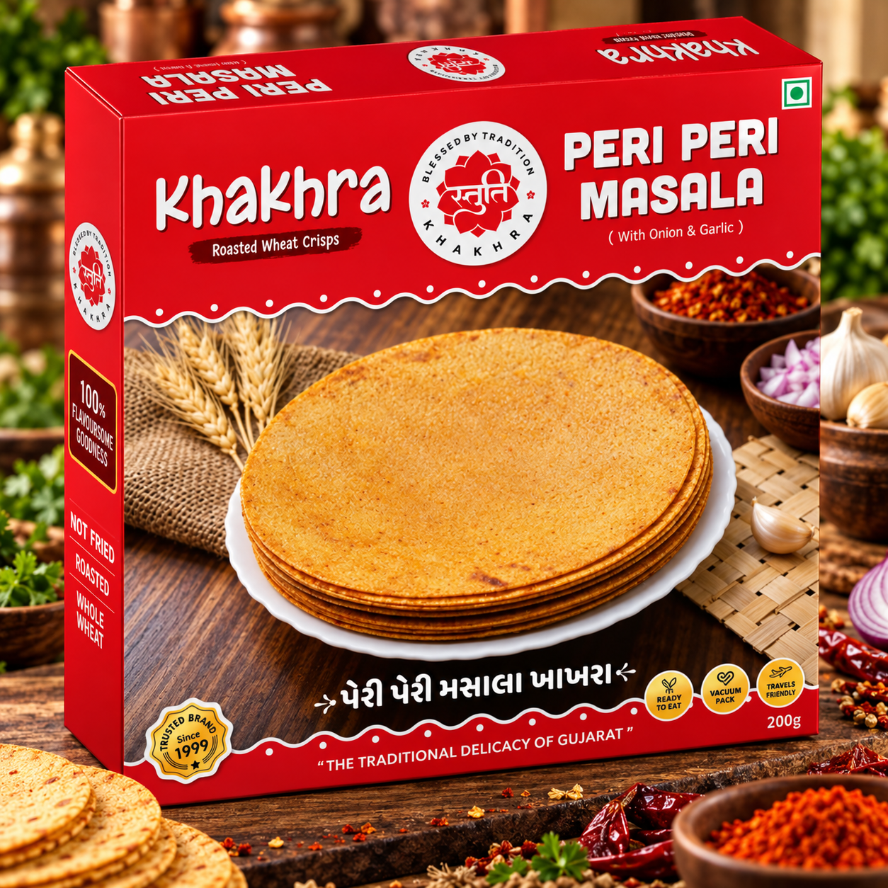 Stuti Khakhra Peri Peri Masala