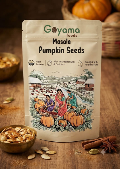 Goyama Foods Masala Pumpkin Seeds
