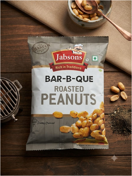 Jabsons Spicy Masala Bar-B-Que Roasted Peanuts