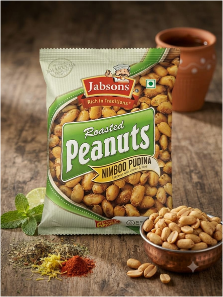 Jabsons Nimboo Pudina Roasted Peanuts
