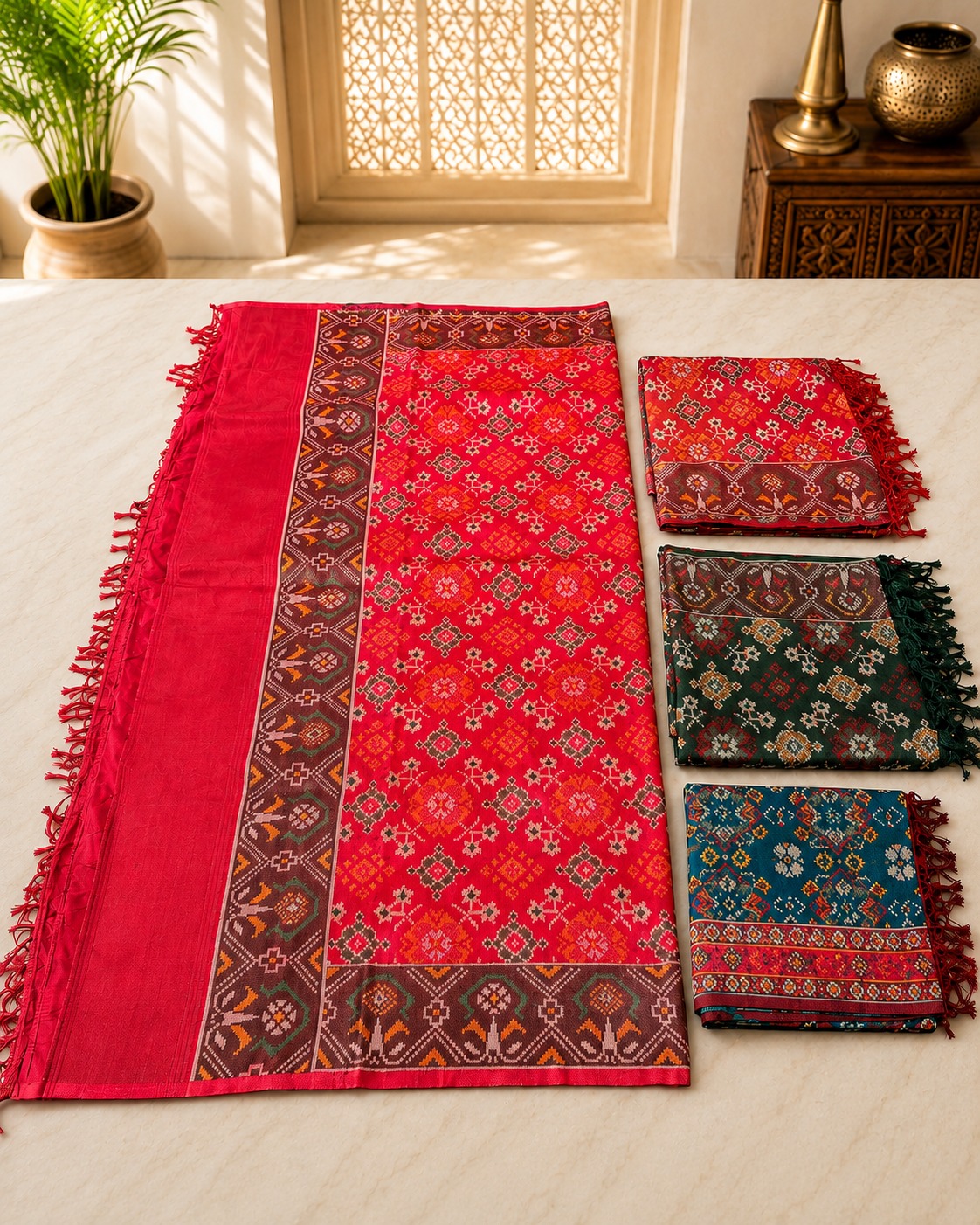 Gujarati Printed Ethnic Dupatta